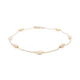 14K Yellow Gold Ankle Bracelet - Miral Jewelry