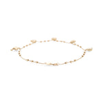 14K Yellow Gold Ankle Bracelet - Miral Jewelry