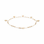 14K Yellow Gold Ankle Bracelet - Miral Jewelry