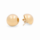 14K Yellow Gold Ball Earrings - Miral Jewelry