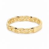 14K Yellow Gold Mariner Link Band Ring – view 2