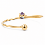14K Yellow Gold Bangle Bracelet - Miral Jewelry