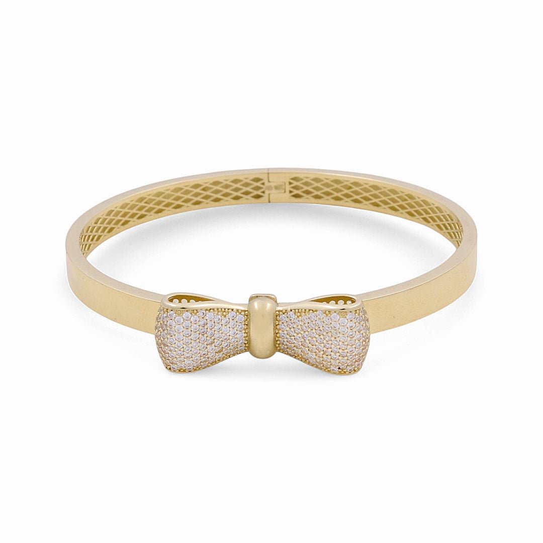 14K Yellow Gold Bangle Bracelet - Miral Jewelry