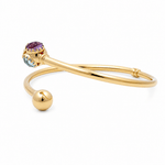 14K Yellow Gold Bangle Bracelet - Miral Jewelry