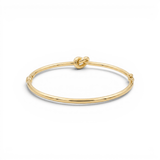 14K Yellow Gold Bangle Bracelet Women's - Miral Jewelry
