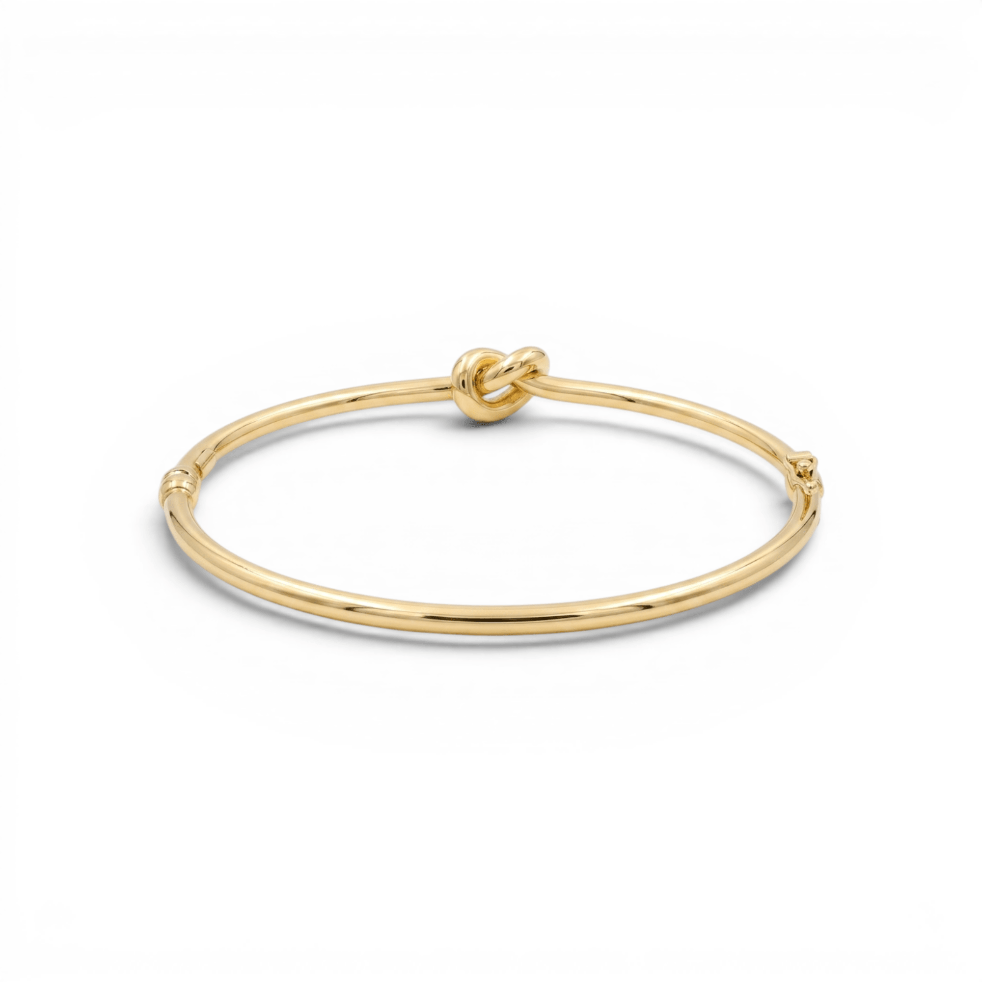 14K Yellow Gold Bangle Bracelet Women's - Miral Jewelry