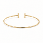 14K Yellow Gold Bangle Bracelet Women's - Miral Jewelry