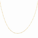 14K Yellow Gold Bead Chain - Miral Jewelry