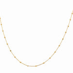 14K Yellow Gold Bead Chain - Miral Jewelry