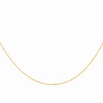 14K Yellow Gold Bead Women's Chain 16" - Miral Jewelry