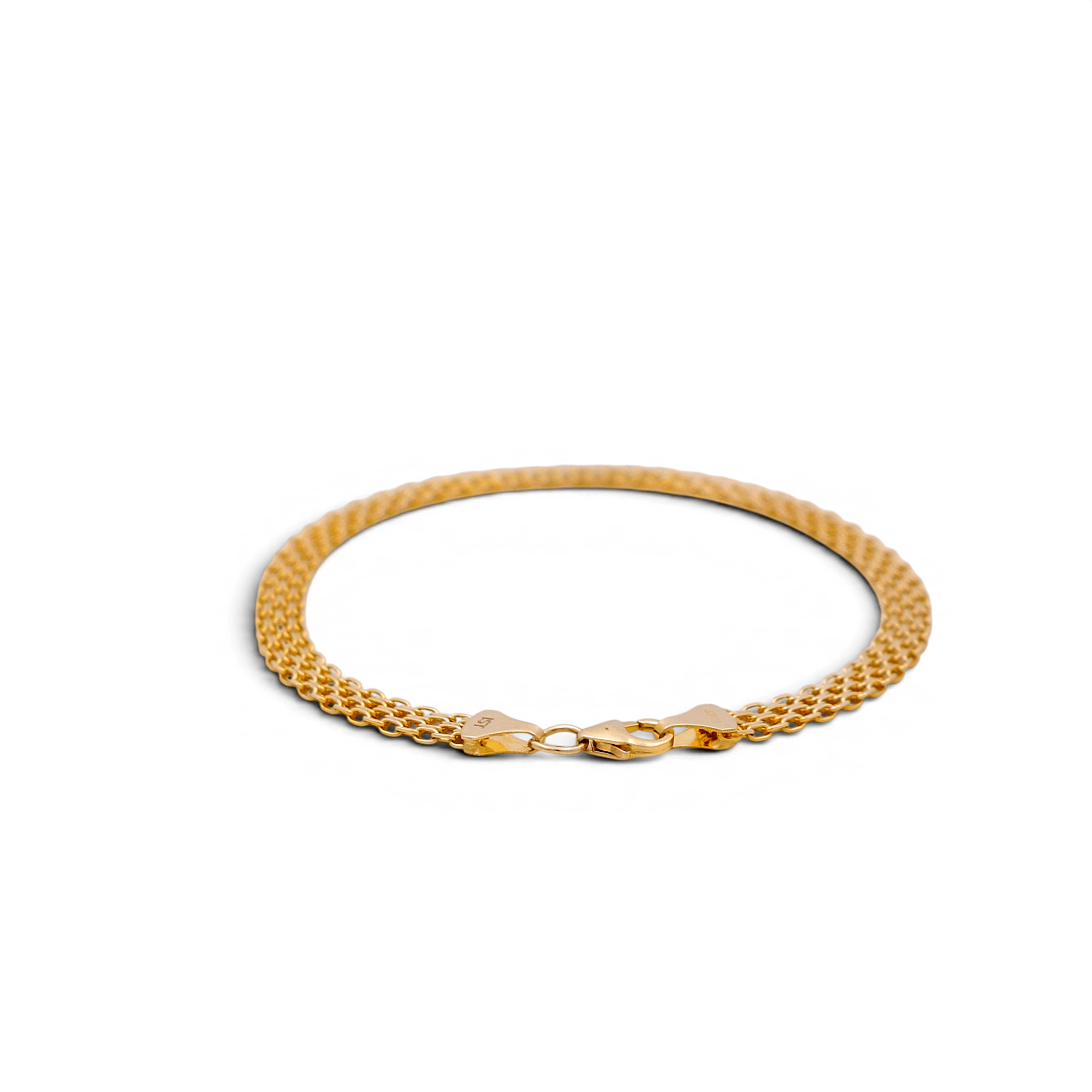 14K Yellow Gold Bismark Bracelet Women's - Miral Jewelry