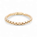 14K Yellow Gold Box Bracelet - Miral Jewelry