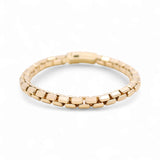 14K Yellow Gold Box Bracelet - Miral Jewelry