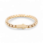 14K Yellow Gold Box Bracelet - Miral Jewelry