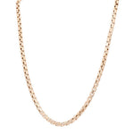 14K Yellow Gold Box Chain 24" - Miral Jewelry