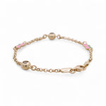 14K Yellow Gold Butterflies Bracelet Kid - Miral Jewelry