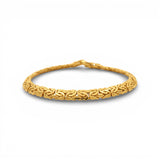 14k Yellow Gold Byzantine Bracelet - Miral Jewelry