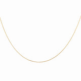 14K Yellow Gold Cable Link Chain 16" - Miral Jewelry