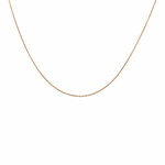 14K Yellow Gold Cable Link Chain 17" - Miral Jewelry