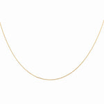 14K Yellow Gold Cable Link Chain 17" - Miral Jewelry