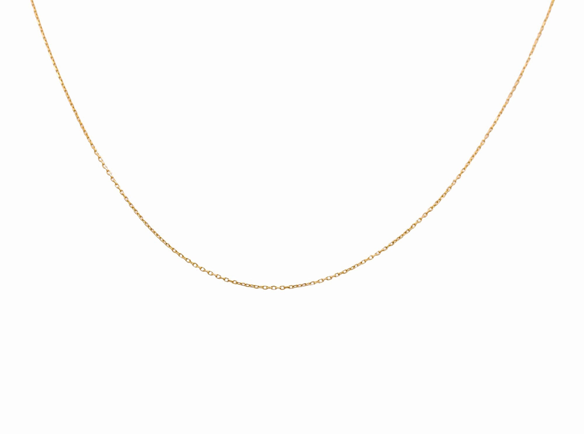 14K Yellow Gold Cable Link Chain - Miral Jewelry