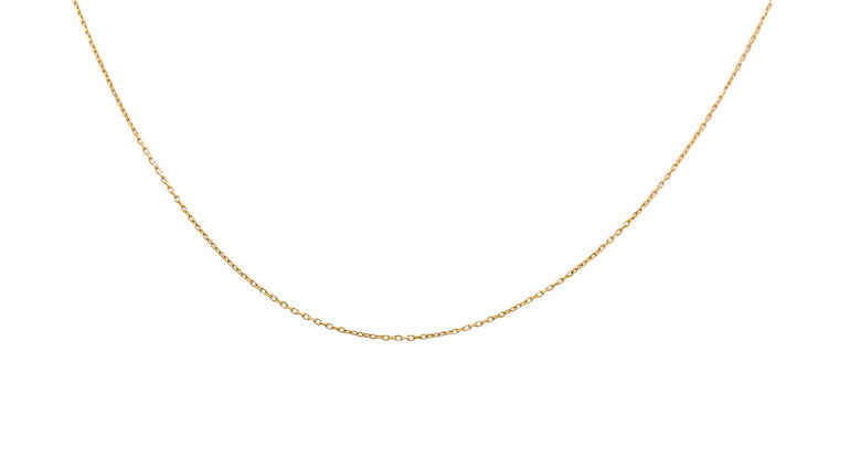 14K Yellow Gold Cable Link Chain - Miral Jewelry
