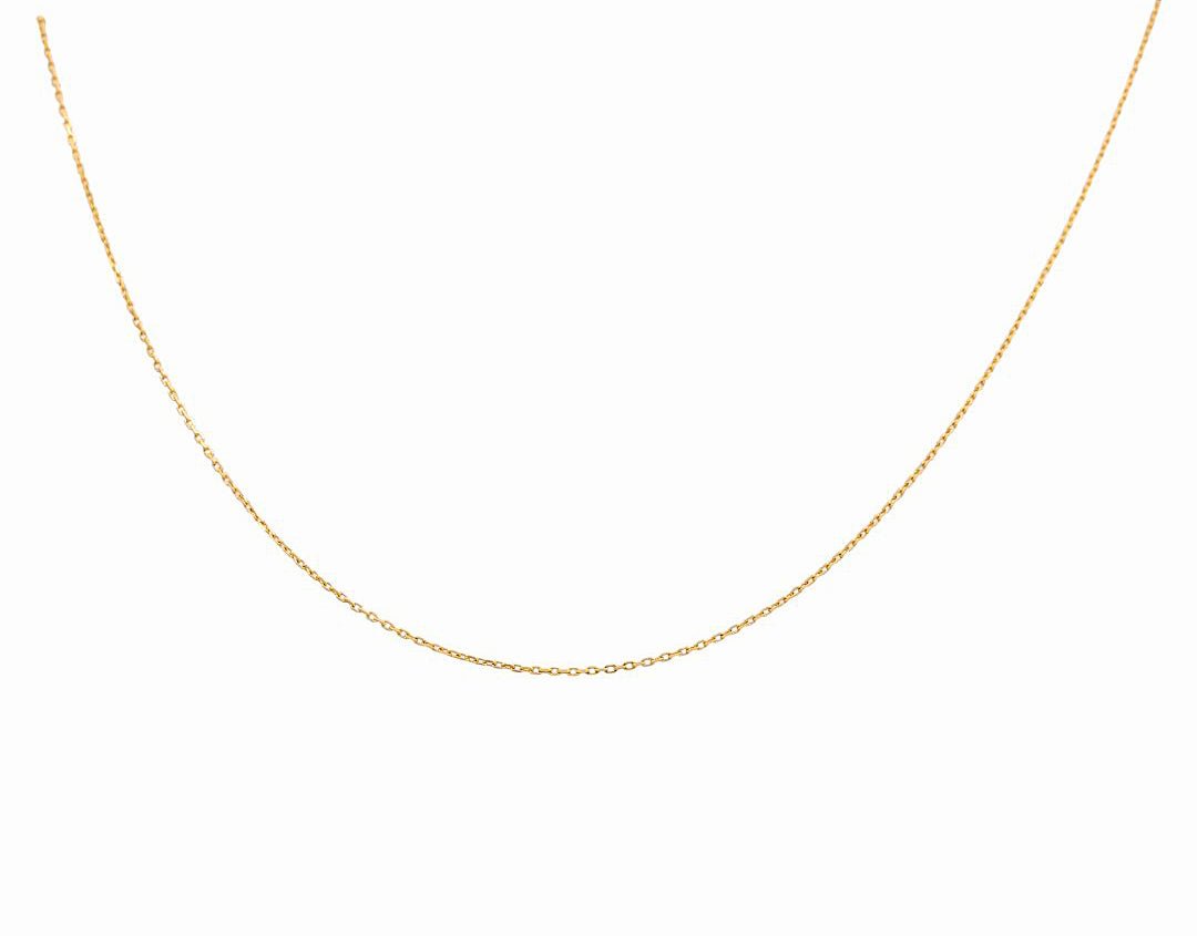 14k Yellow Gold Cable Link Chain - Miral Jewelry