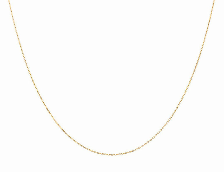 14k Yellow Gold Cable Link Women's Chain - Miral Jewelry