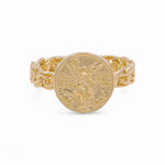 14K Yellow Gold Centenary Fashion Women's Ring - Miral Jewelry