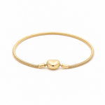 14K Yellow Gold Charms Bracelet Women's - Miral Jewelry