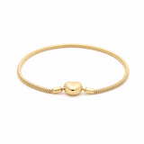 14K Yellow Gold Charms Bracelet Women's - Miral Jewelry