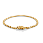 14K YELLOW GOLD CUBAN LINK BRACELET - Miral Jewelry