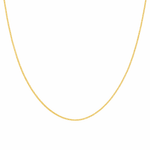 14K Yellow Gold Cuban Link Chain 16" - Miral Jewelry