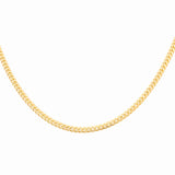 14K Yellow Gold Cuban Link Chain 18" - Miral Jewelry