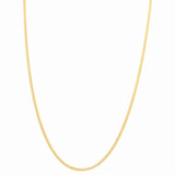 14K Yellow Gold Cuban Link Chain 24" - Miral Jewelry