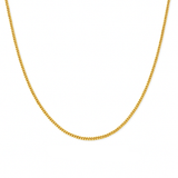 14K Yellow Gold Cuban Link Chain 24" - Miral Jewelry