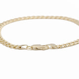 14K Yellow Gold Curb Bracelet - Miral Jewelry