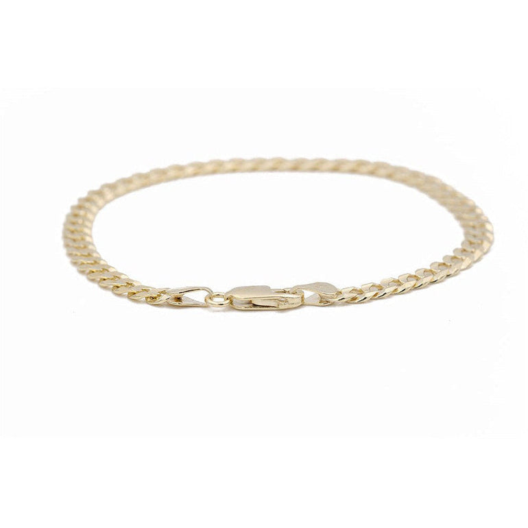 14K Yellow Gold Men's Curb Bracelet 5mm, 8in, 6 g – view 2