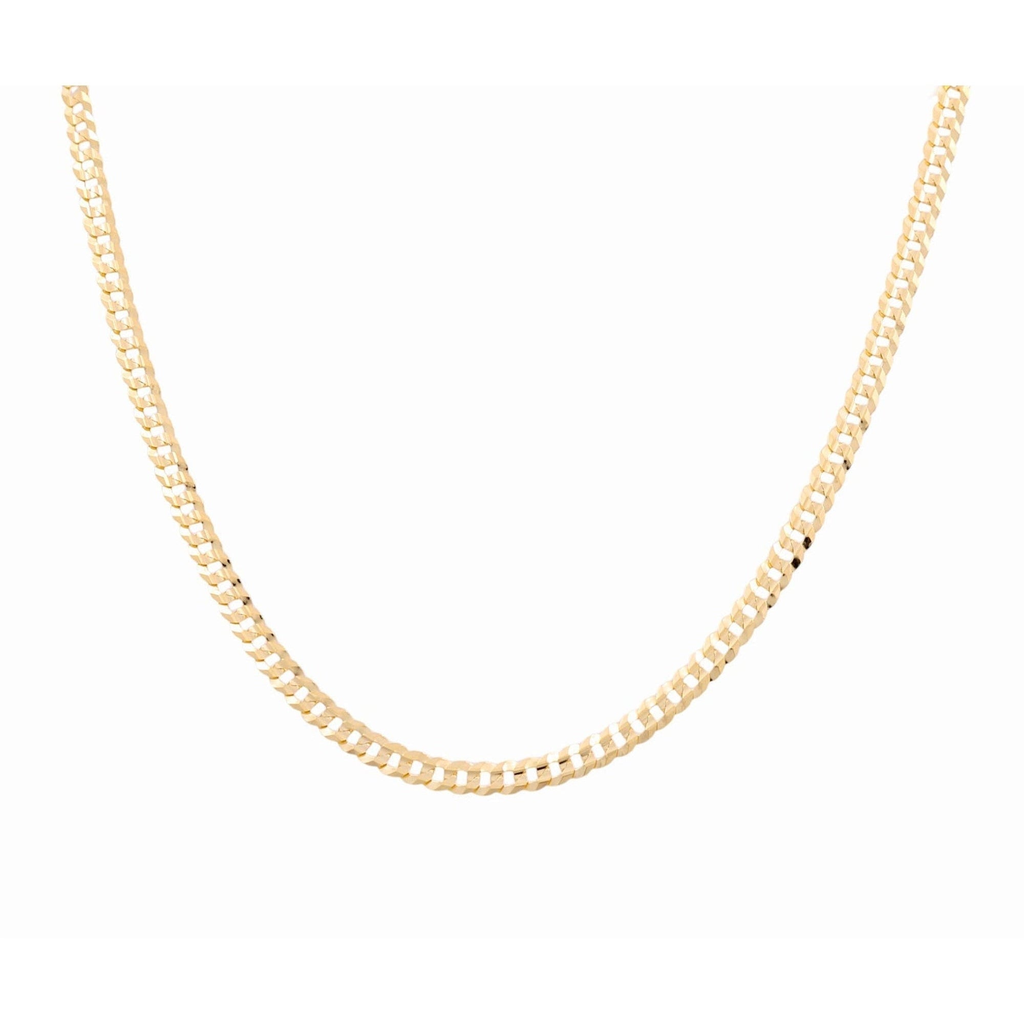 14K Yellow Gold Curb Chain 5.5mm, 20in, 16.4 g