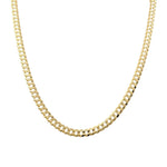 14K Yellow Gold Curb Chain 22" - Miral Jewelry