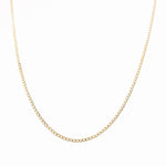14K Yellow Gold Curb Chain 24" with 10K Jesus Pendant - Miral Jewelry