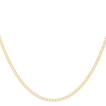 14k Yellow Gold Curb Chain - Miral Jewelry