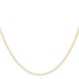 14k Yellow Gold Curb Chain - Miral Jewelry