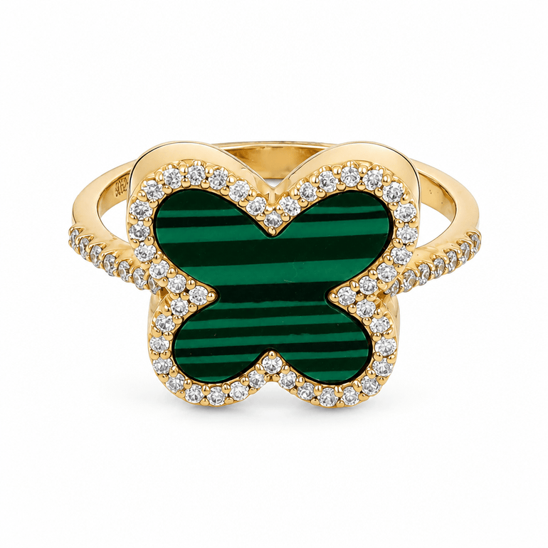 14K Yellow Gold Diamond Fashion Ring with 0.25Tw Round Diamond - Miral Jewelry