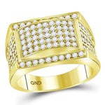 14K Yellow Gold Diamond Ring With 2.00Tw Round Diamonds - Miral Jewelry