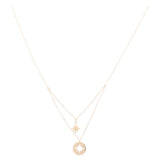 14K Yellow Gold Double Fashion Women's Necklace - Miral Jewelry