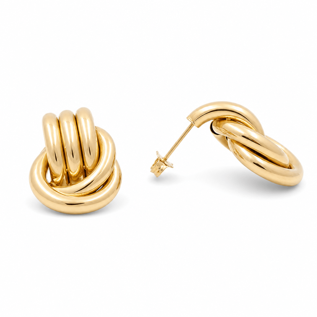 14K Yellow Gold Drop Earrings - Miral Jewelry
