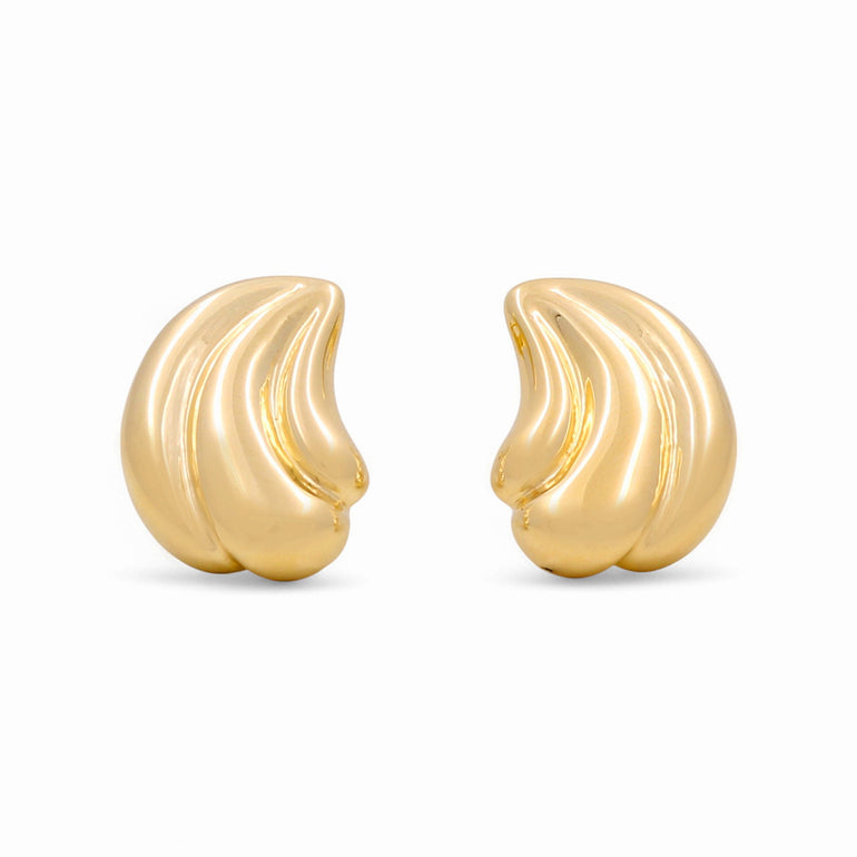 14K Yellow Gold Drop Earrings - Miral Jewelry