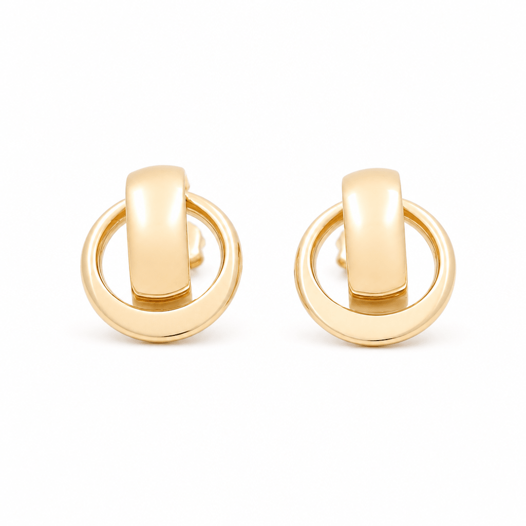 14K Yellow Gold Drop Earrings - Miral Jewelry