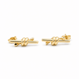 14K Yellow Gold Drop Earrings - Miral Jewelry
